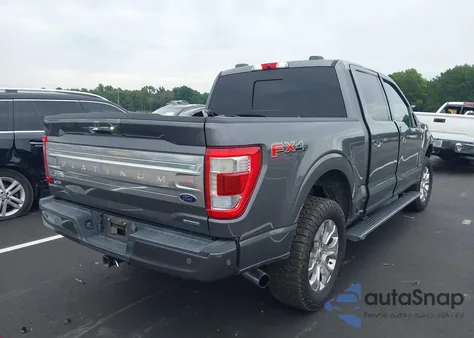 2021 Ford F-150 Platinum from USA, damaged, VIN 1FTFW1E83MFA31047